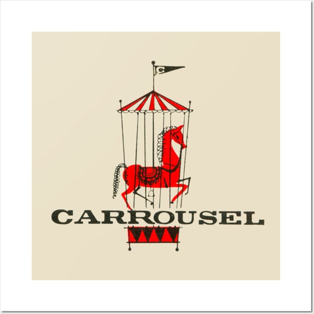 Carrousel Wall Art by MindsparkCreative